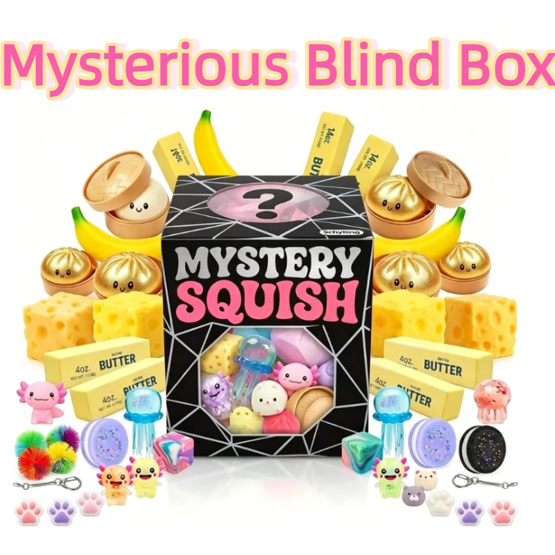 Mystery Box Blind Bag - 100 Stili di Giocattoli Squishy Antistress