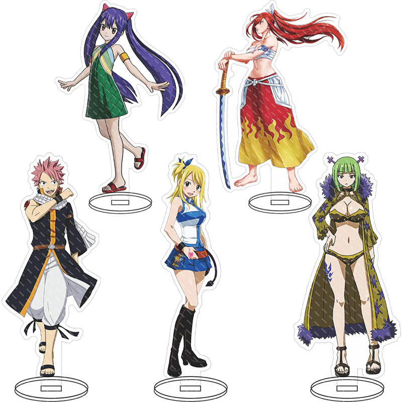 Figma Stand Set - Statuetta Anime da 16CM FAIRY TAIL,