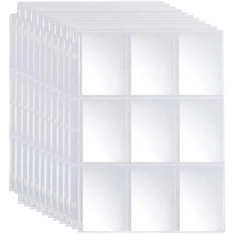 Trading Card Binder - 50 pz 9 Tasche Trading Carte