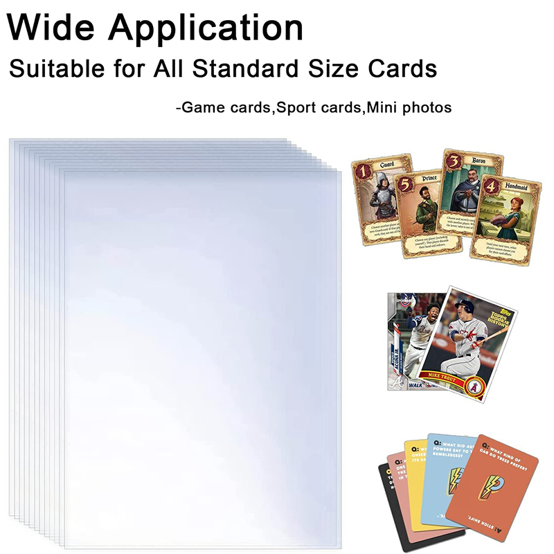Card Penny Sleeve - 200 pezzi di copertura trasparente per