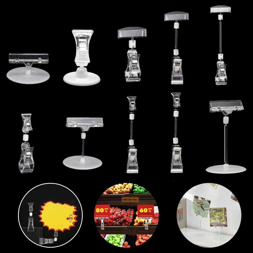 Pop Display Shelf - Portafoto trasparente Porta cartoline per messaggi