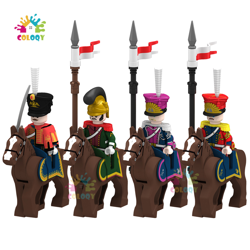 Lego Minifigure Holder - Giocattoli per bambini Cavalleria napoleonica Blocchi