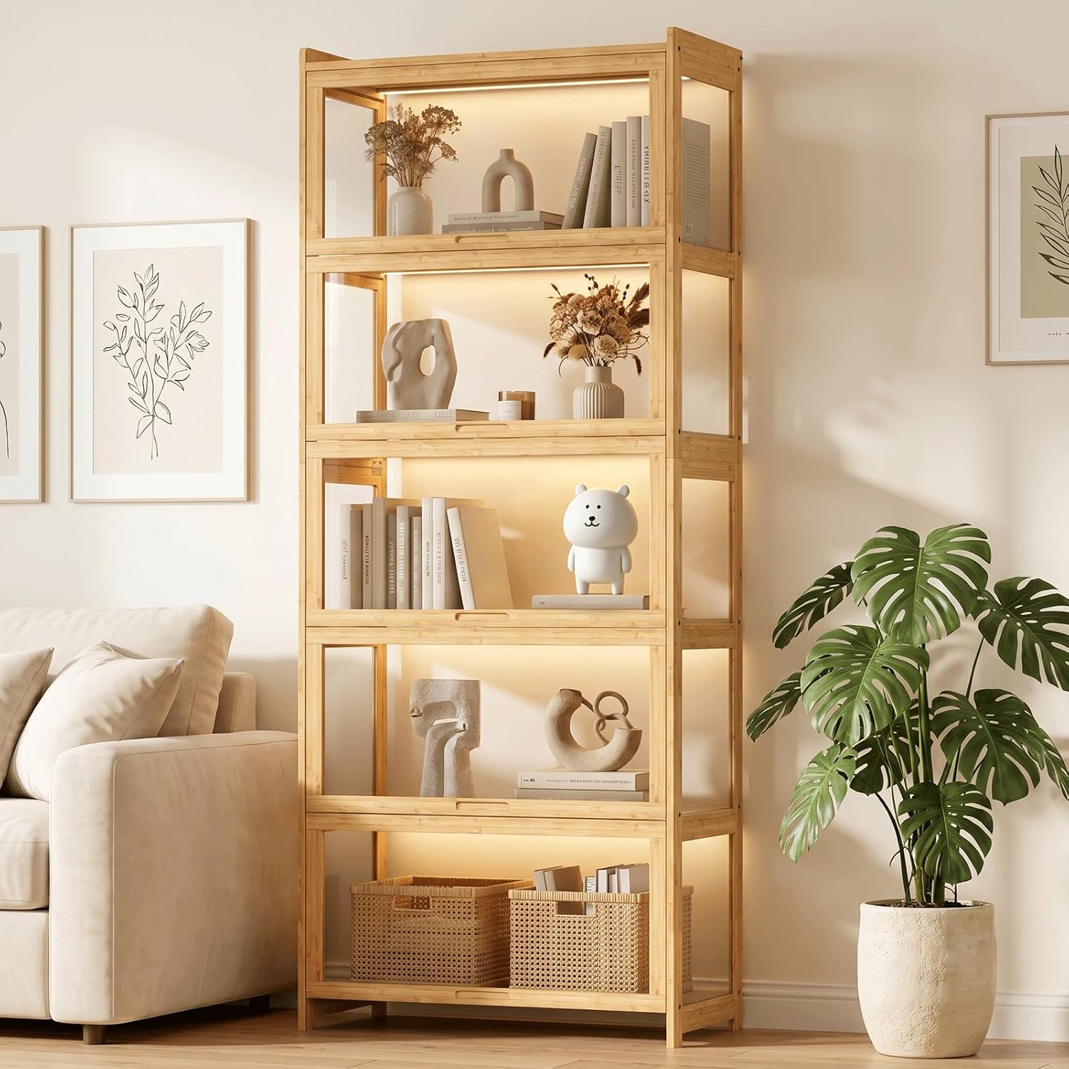 Display Case Acrylic - Vetrina con Porte in Acrilico, Espositore