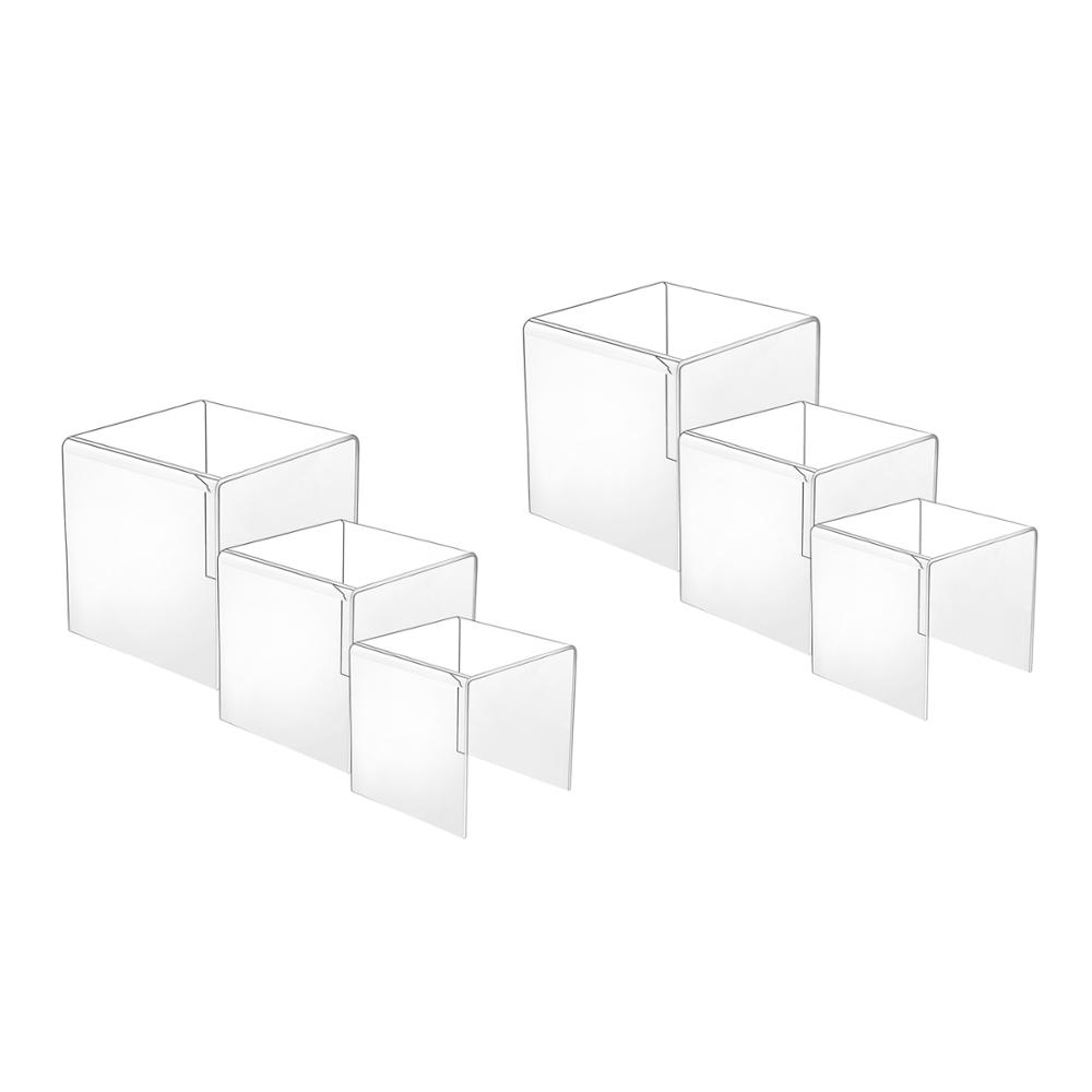 Display Risers Set - Supporti Espositivi in Acrilico Trasparente per