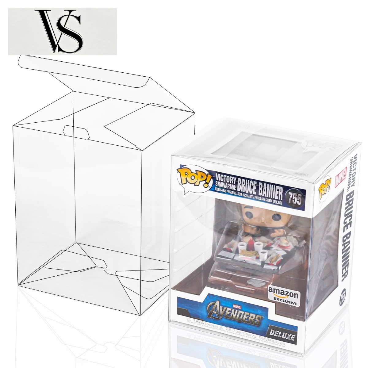 Funko Pop Protector - Custodia Protettiva in PET Trasparente Antigraffio