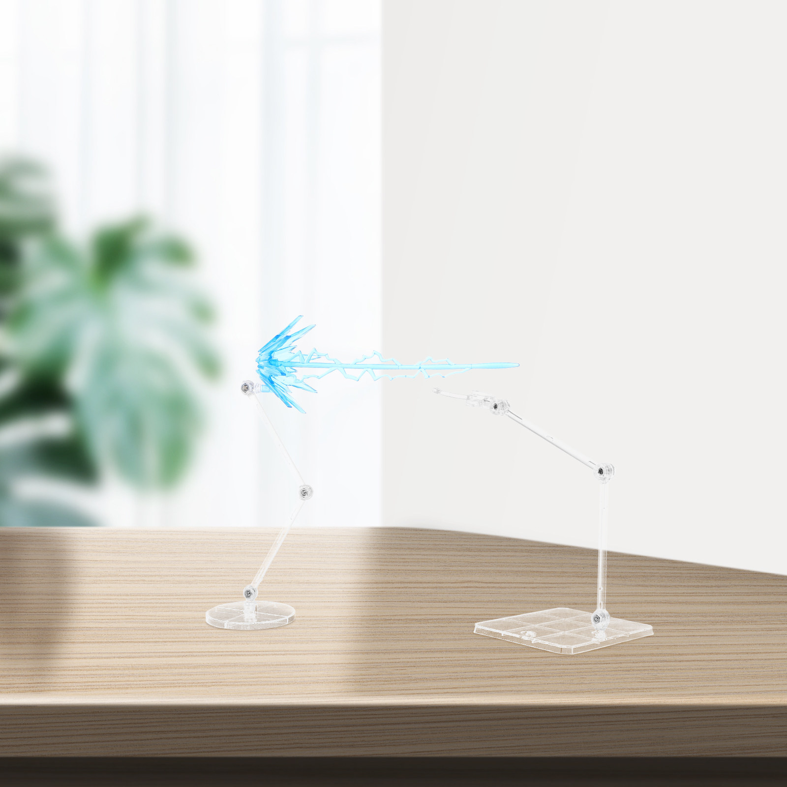 Action Figure Stand - Set di 1 Supporto Regolabile Trasparente