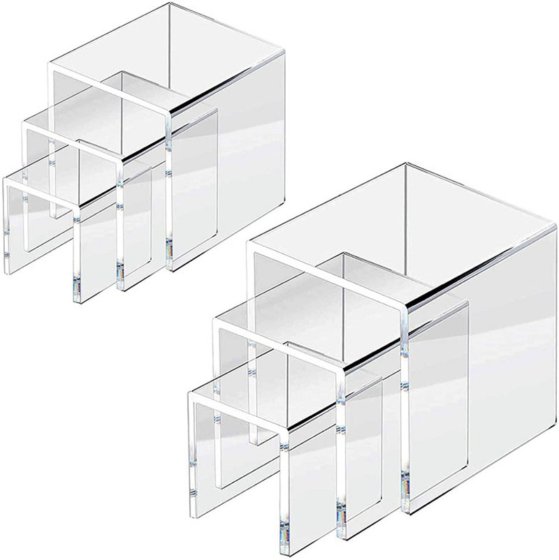 Display Risers Set - Set di 6 Espositori in Acrilico
