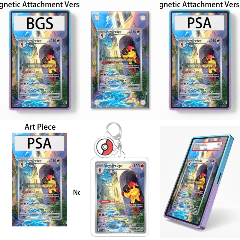Display Case Acrylic - Espositore per Carte Pokémon TCG Armarouge,