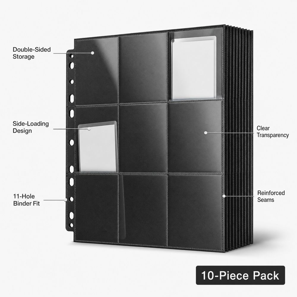 10 Pezzi Pagine di Ricambio A4 - Trading Card Binder recensione e prezzo