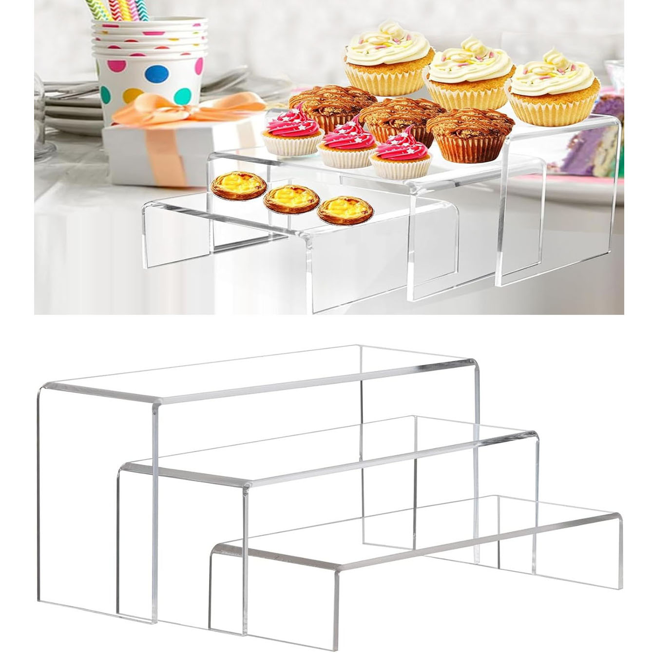 3 scaffali espositivi in acril - Pop Display Shelf recensione e prezzo