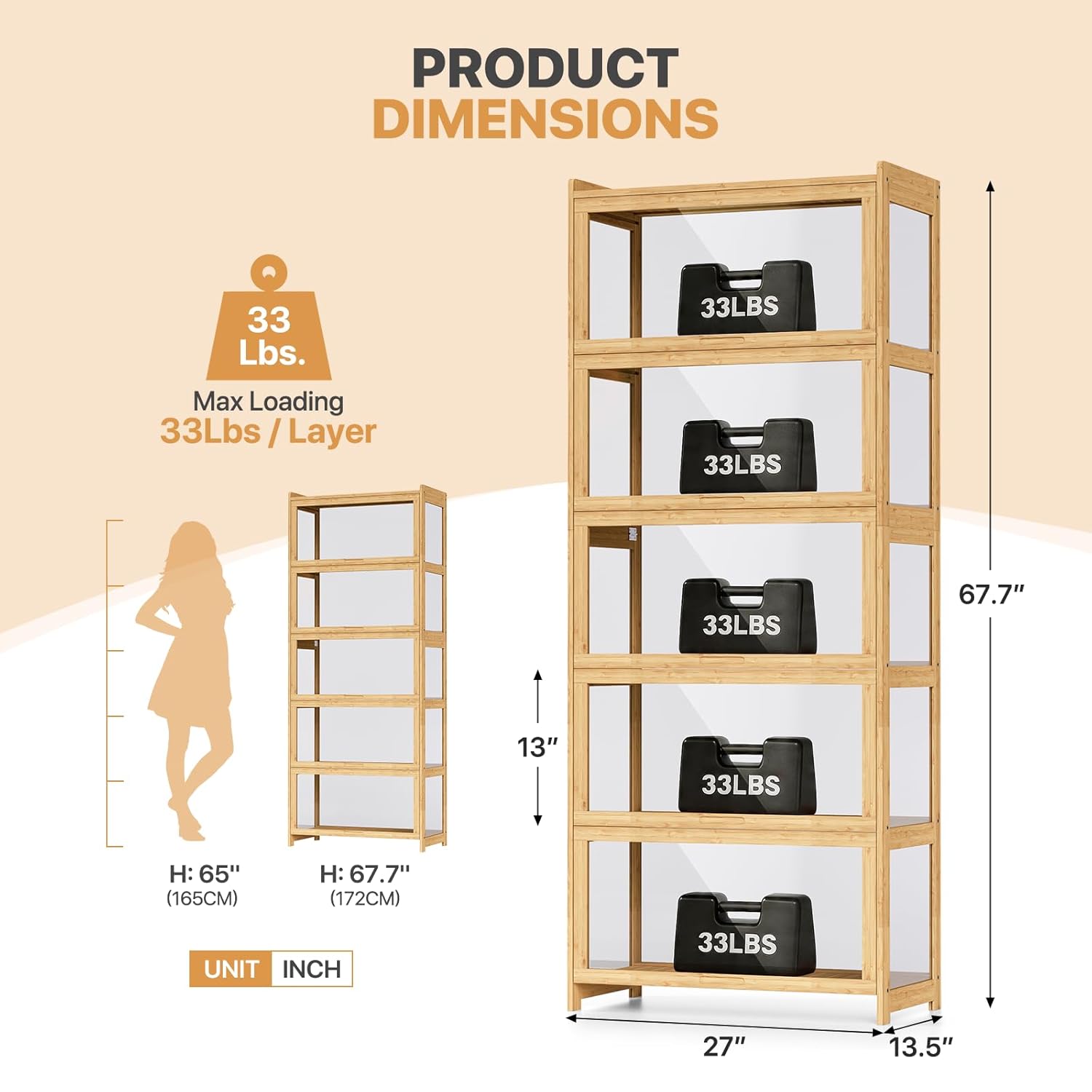 Vetrina con Porte in Acrilico, - Display Case Acrylic recensione e prezzo