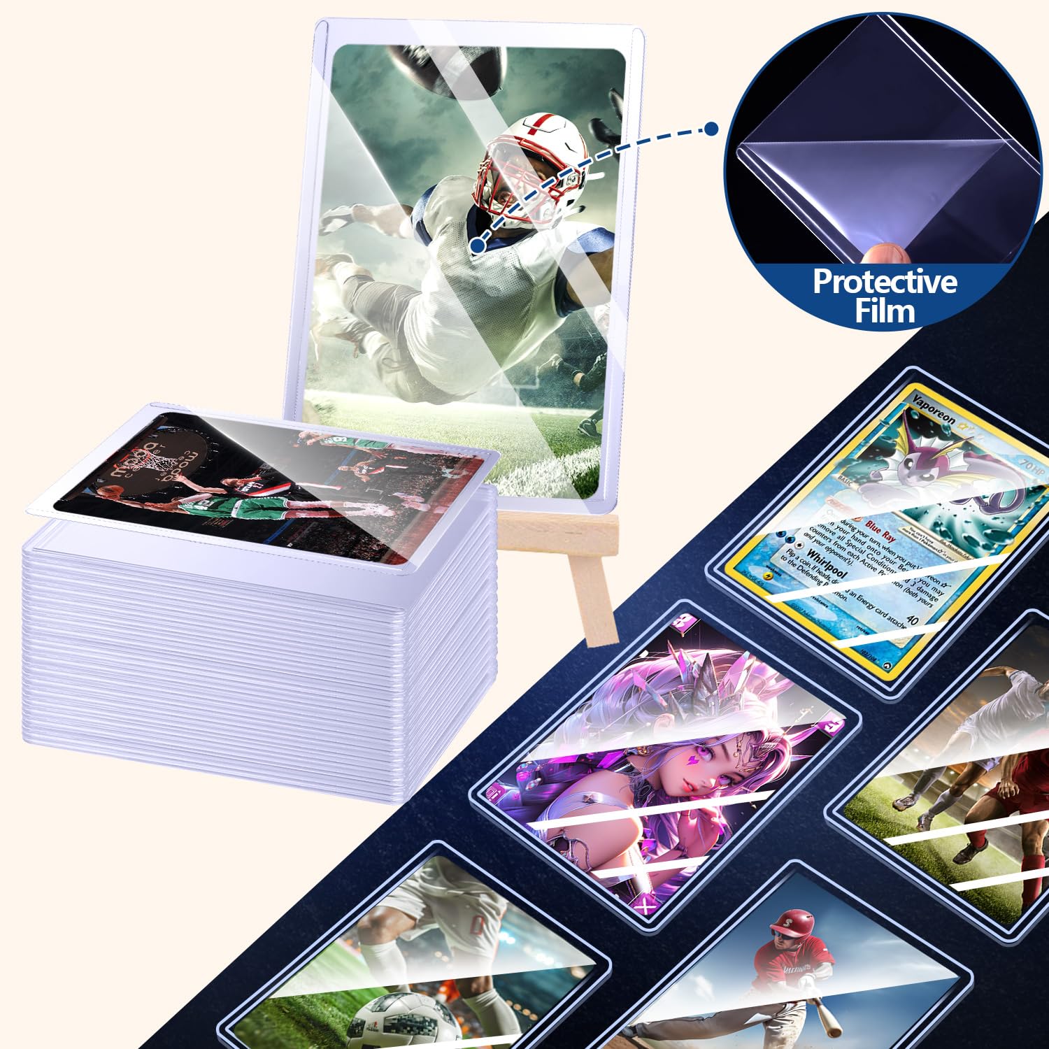 25-100pcs Buste per carte rigi - Card Penny Sleeve recensione e prezzo